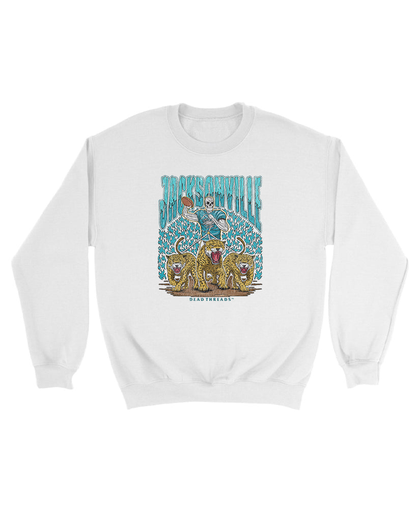 JACKSONVILLE FOOTBALL v1 KIDS CREWNECK SWEATSHIRT