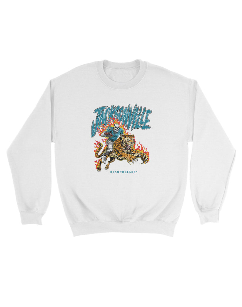JACKSONVILLE FOOTBALL v2 KIDS CREWNECK SWEATSHIRT