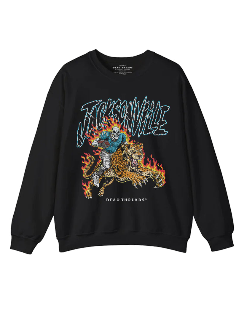JACKSONVILLE FOOTBALL v2 CREWNECK SWEATSHIRT