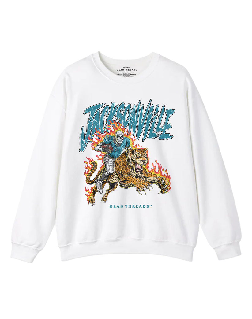 JACKSONVILLE FOOTBALL v2 CREWNECK SWEATSHIRT