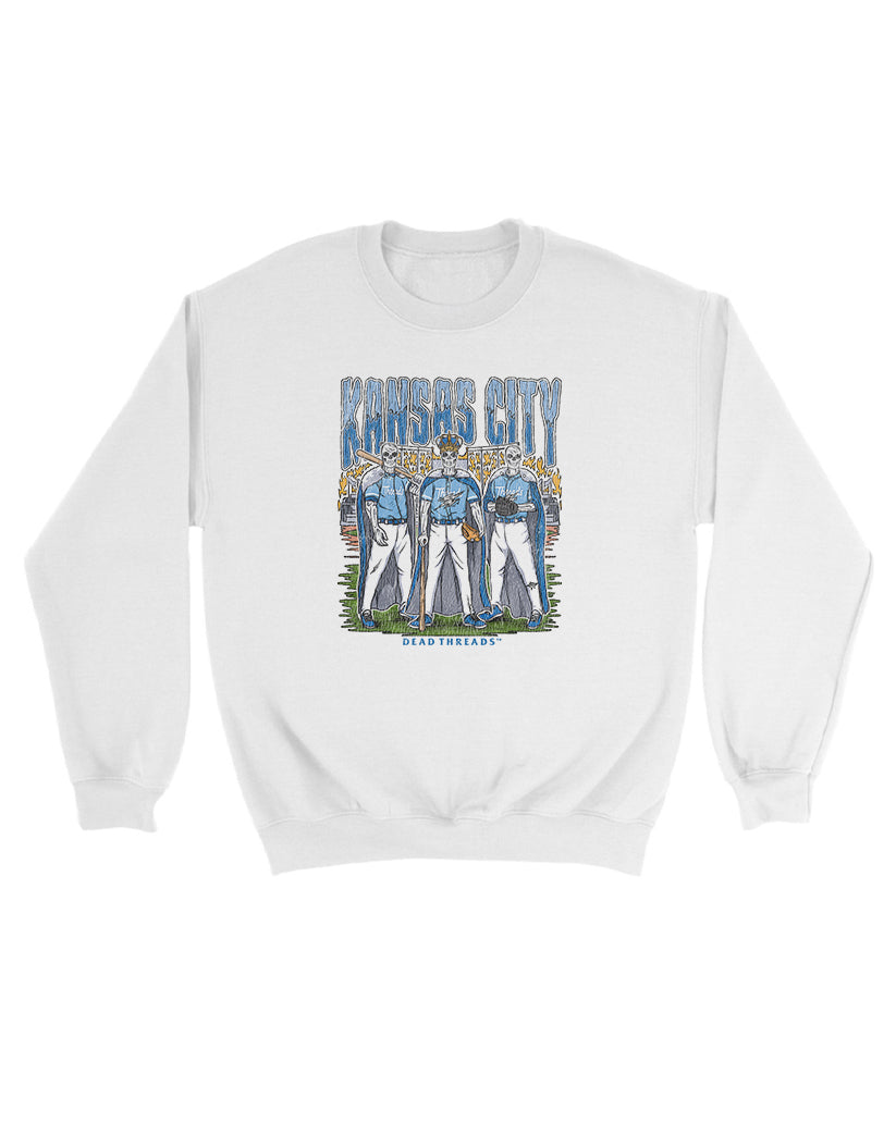 KANSAS CITY BASEBALL KIDS CREWNECK SWEATSHIRT