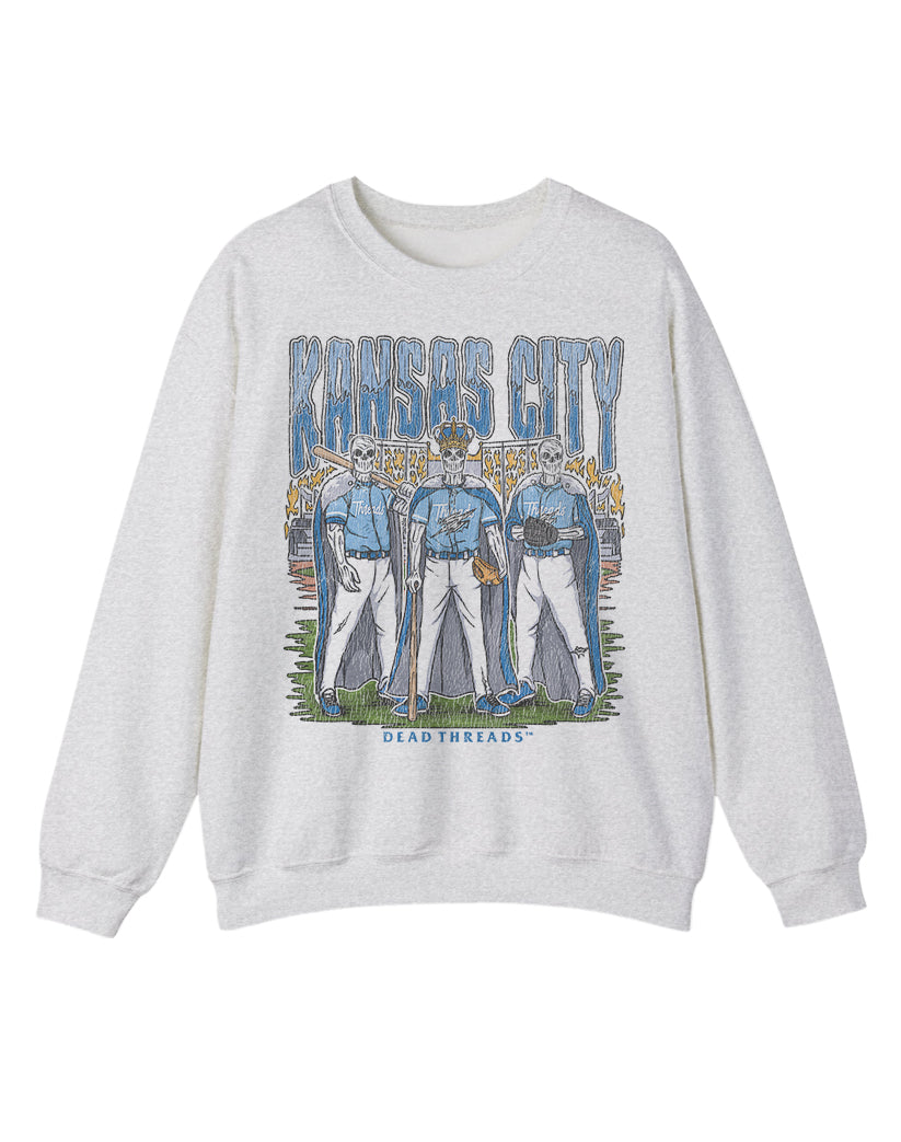 KANSAS CITY BASEBALL CREWNECK SWEATSHIRT
