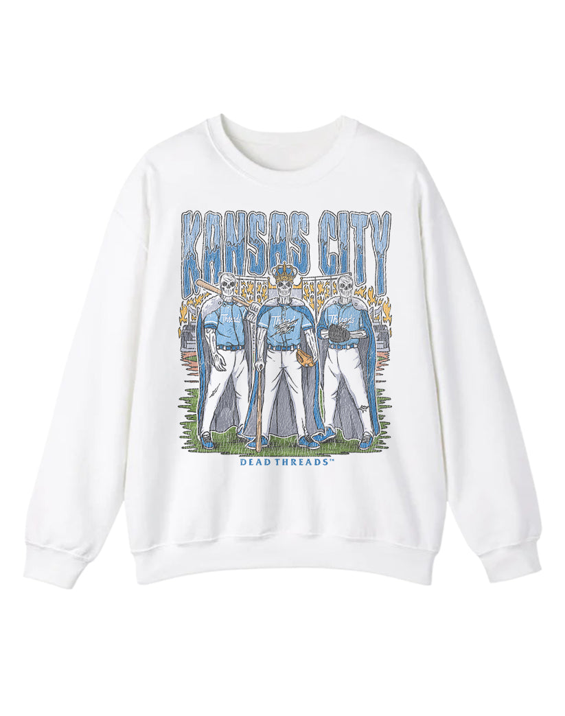 KANSAS CITY BASEBALL CREWNECK SWEATSHIRT