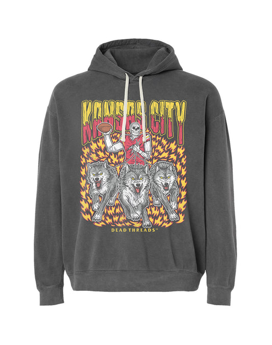 KANSAS CITY FOOTBALL v1 - LIGHTWEIGHT HOODIE