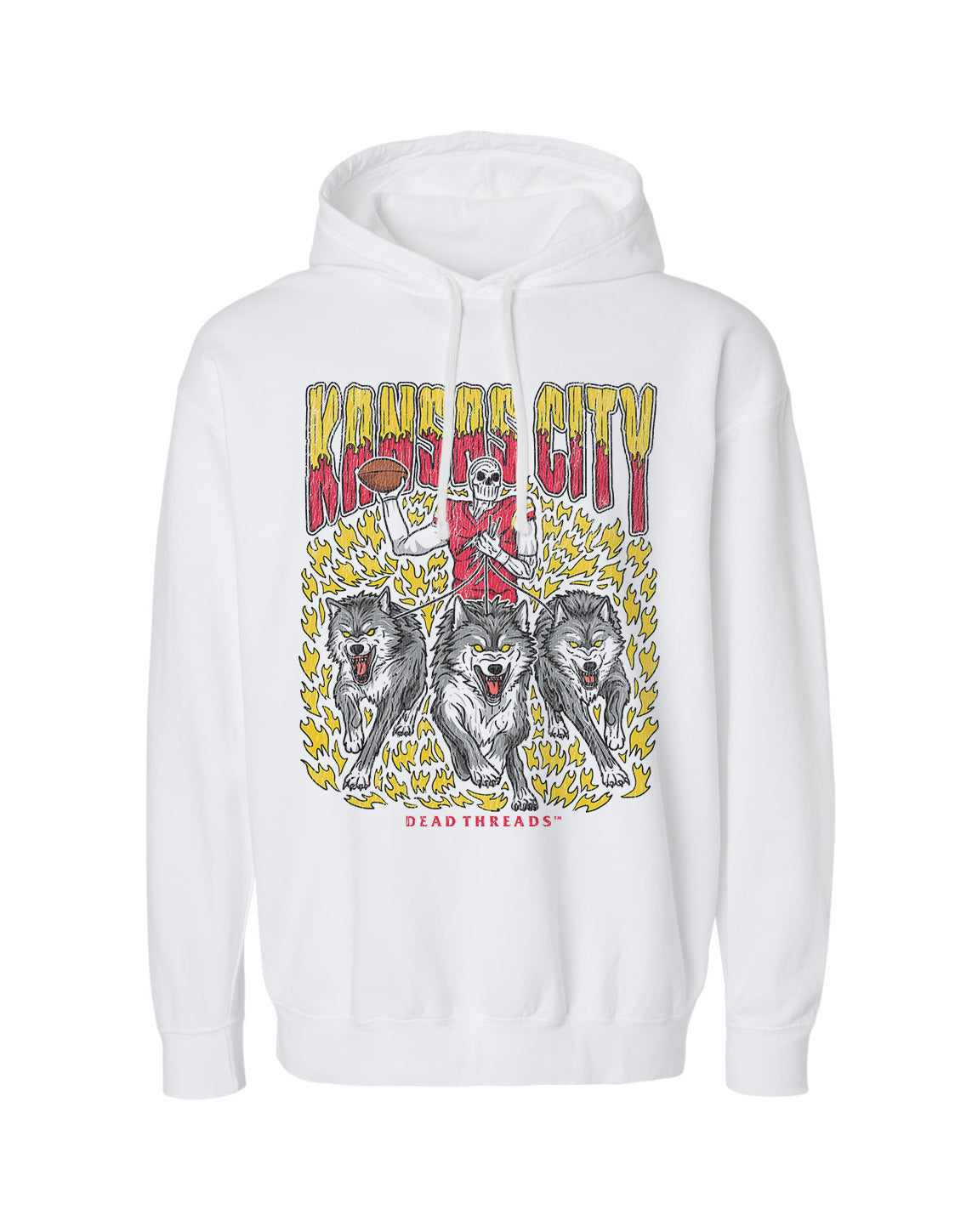 KANSAS CITY FOOTBALL v1 - LIGHTWEIGHT HOODIE