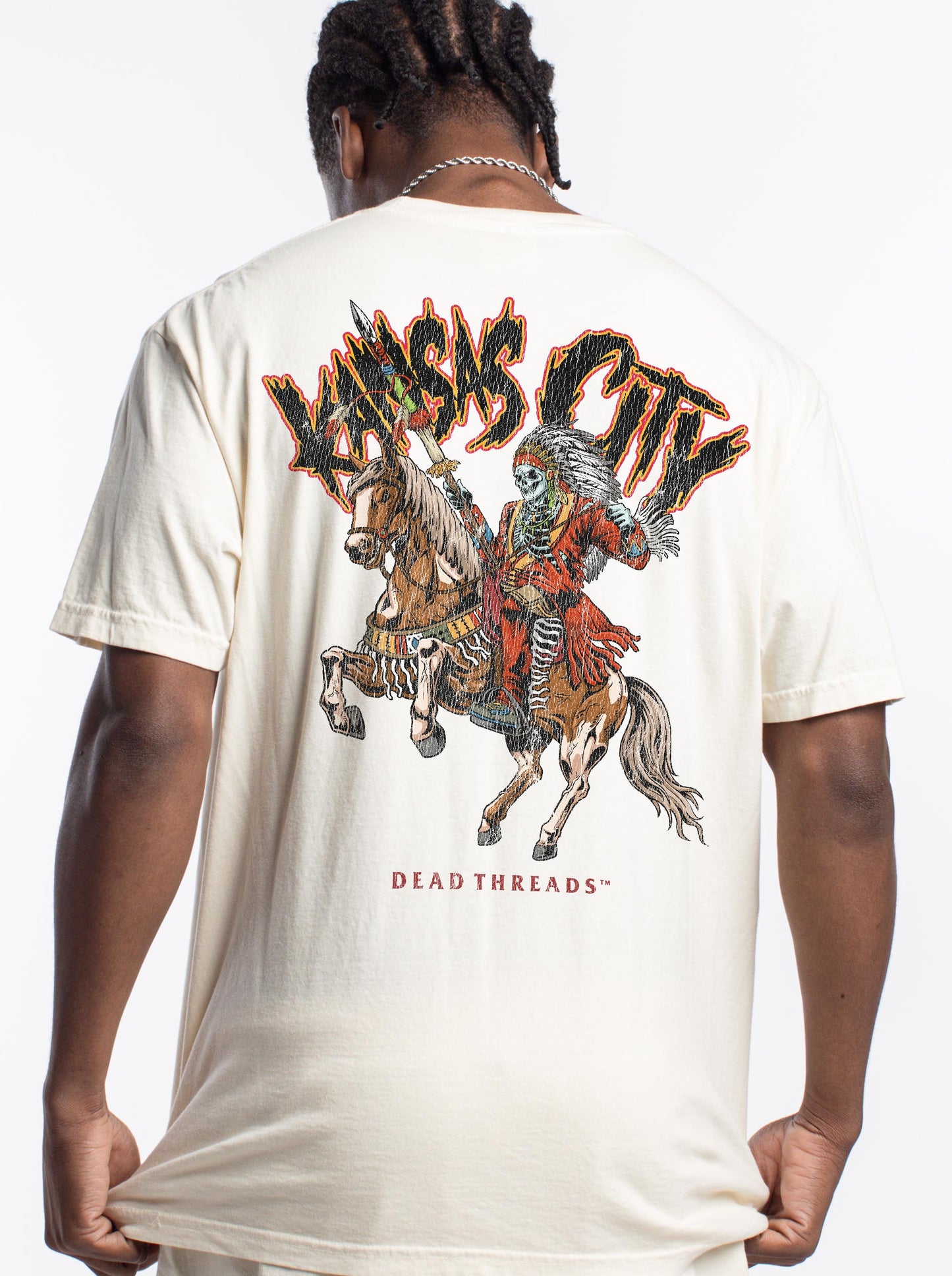 KANSAS CITY FOOTBALL v2 - “3 SKULL” PREMIUM T-SHIRT