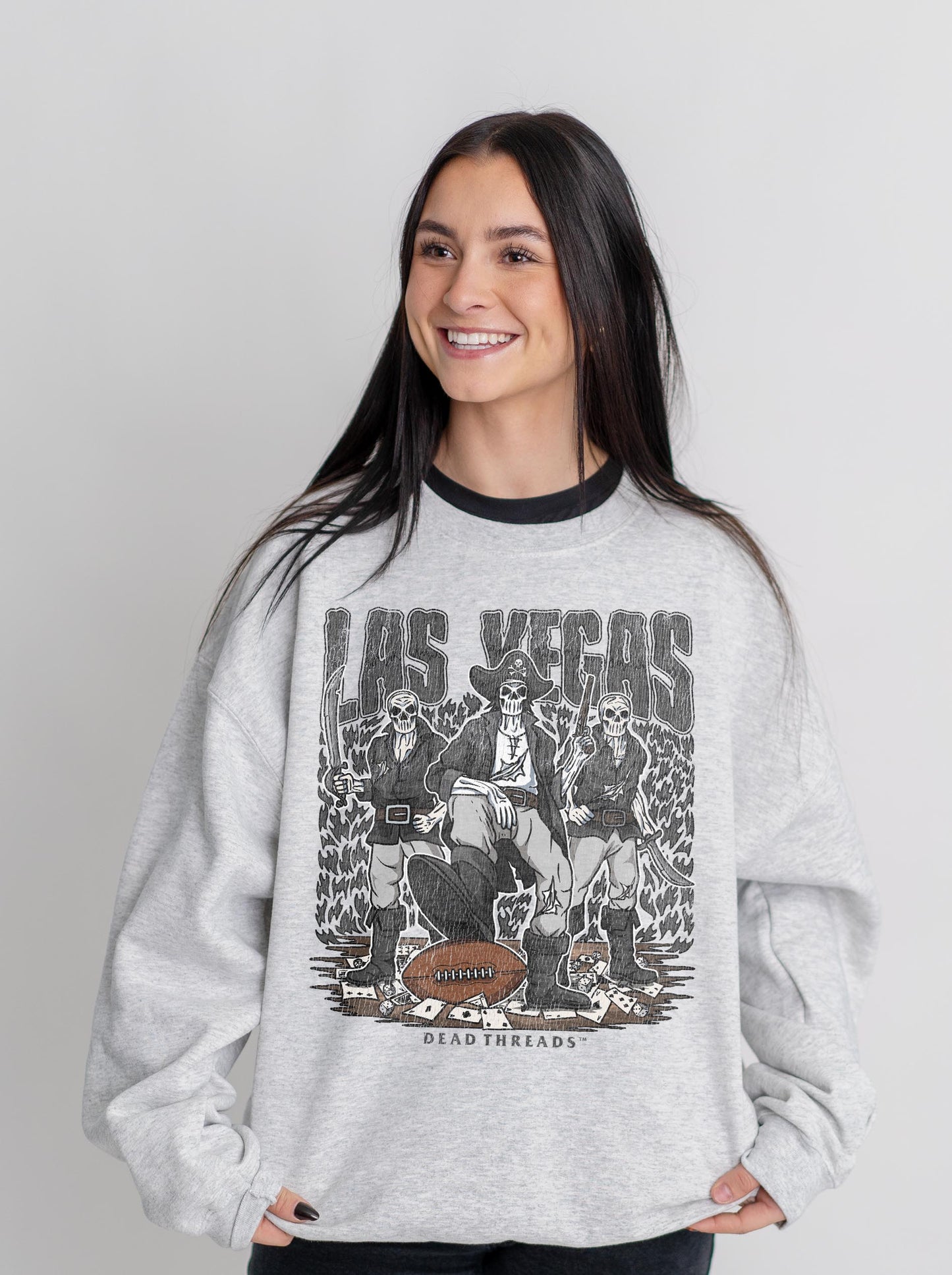 LAS VEGAS FOOTBALL CREWNECK SWEATSHIRT