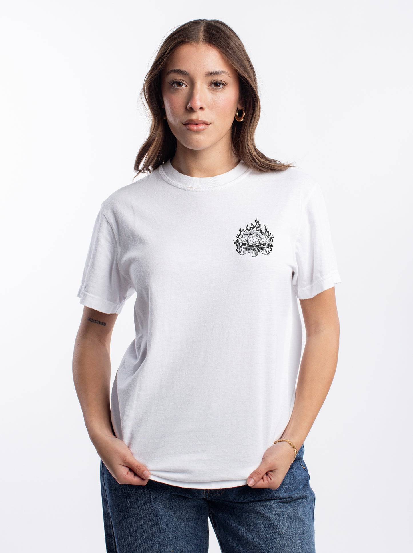 LAS VEGAS FOOTBALL v2 - “3 SKULL” PREMIUM T-SHIRT
