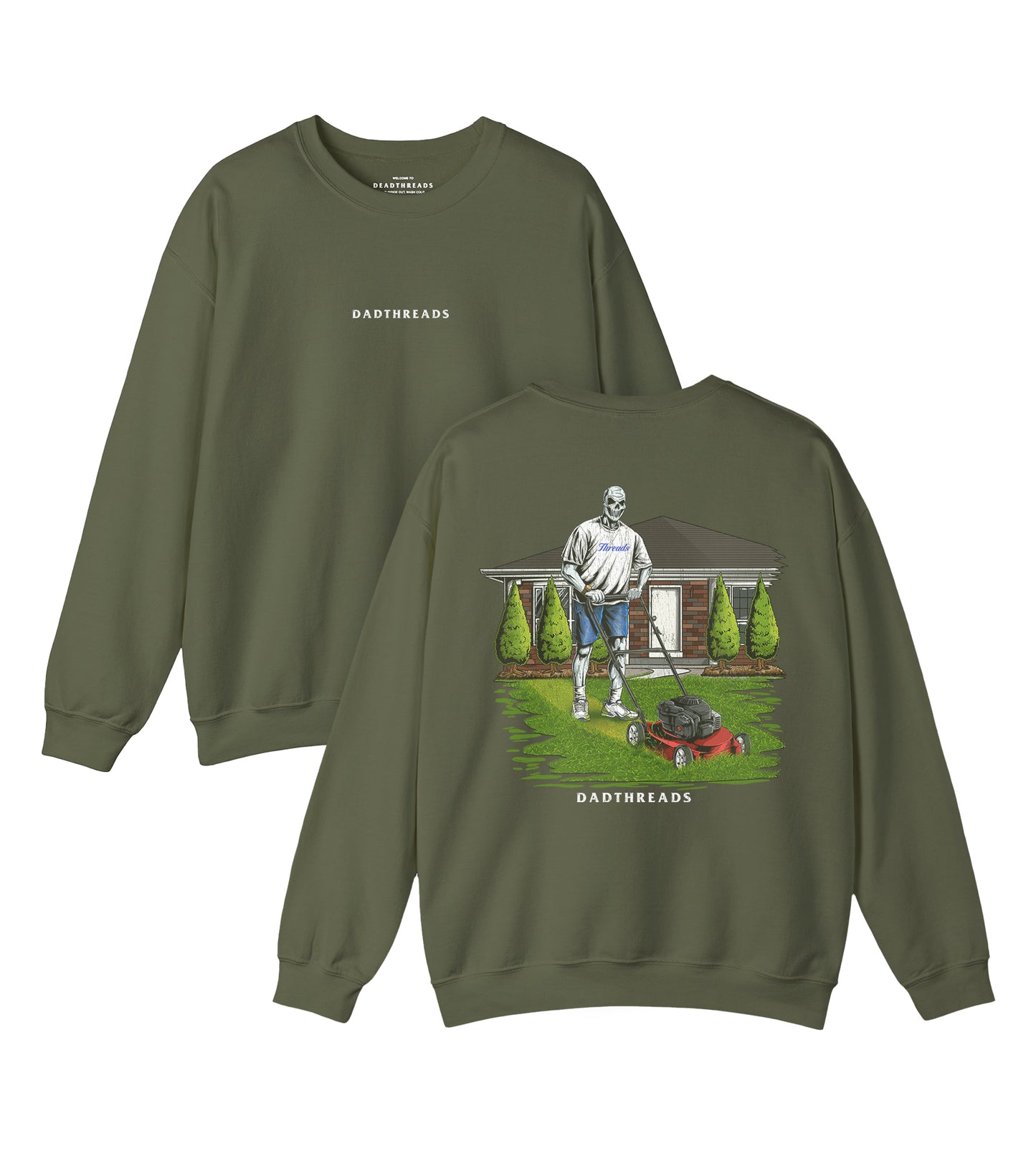 LAWN OF THE DEAD v2 - “DT ESSENTIAL" CREWNECK SWEATSHIRT