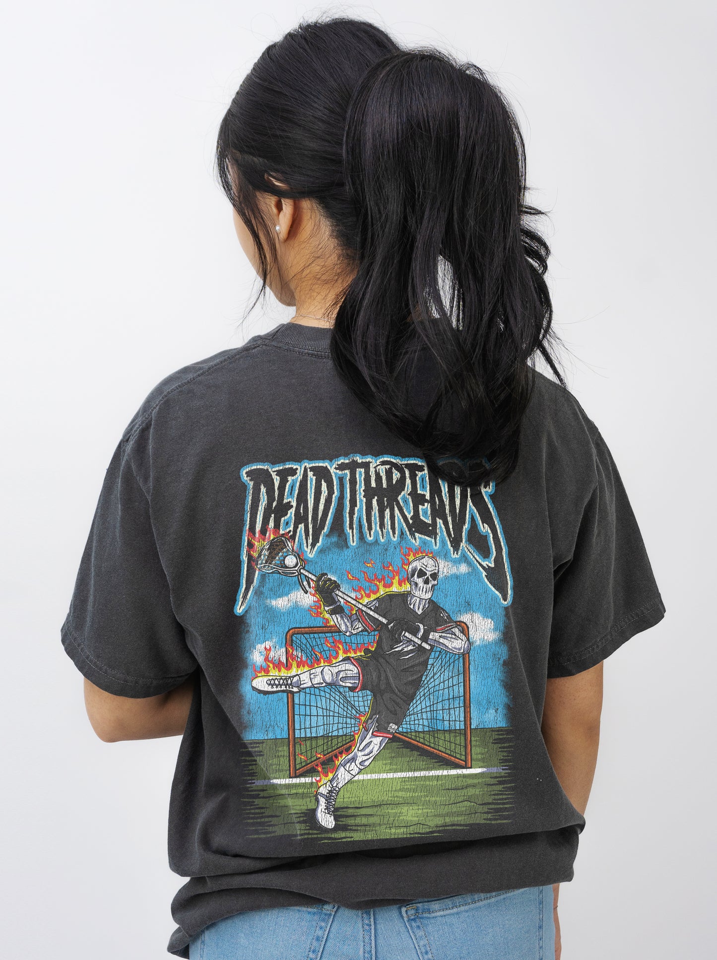 LAX TO THE BONE - “3 SKULL” PREMIUM T-SHIRT