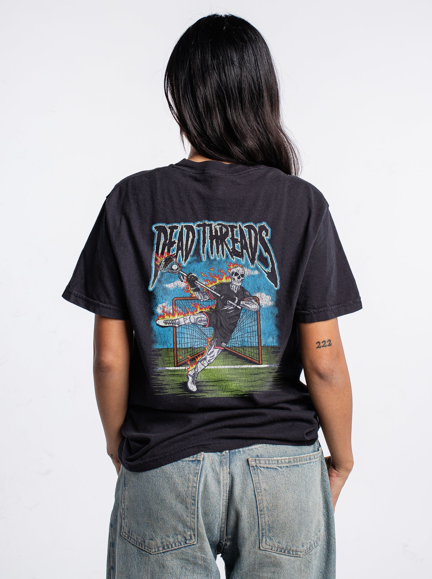 LAX TO THE BONE - “3 SKULL” PREMIUM T-SHIRT