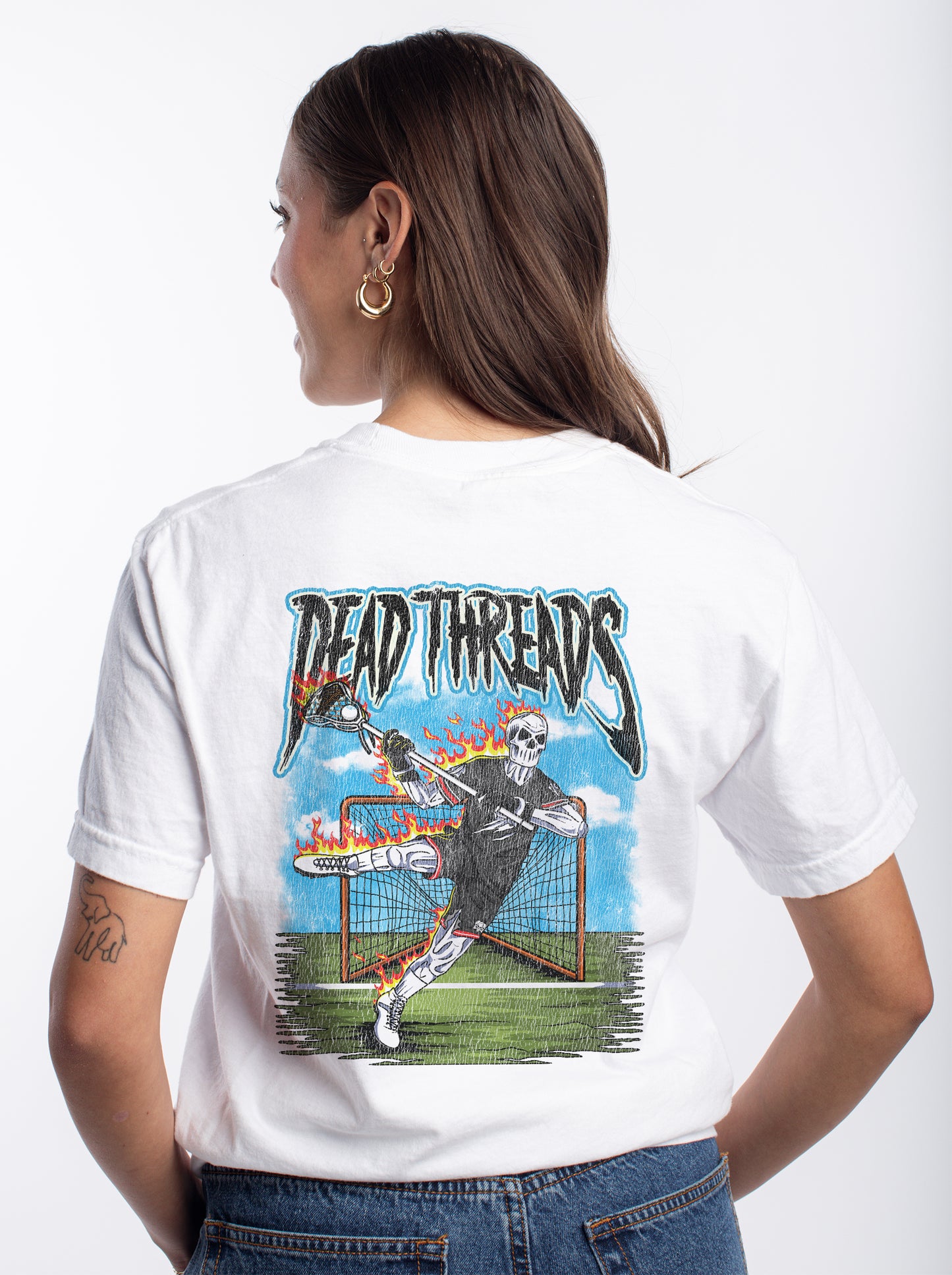 LAX TO THE BONE - “3 SKULL” PREMIUM T-SHIRT