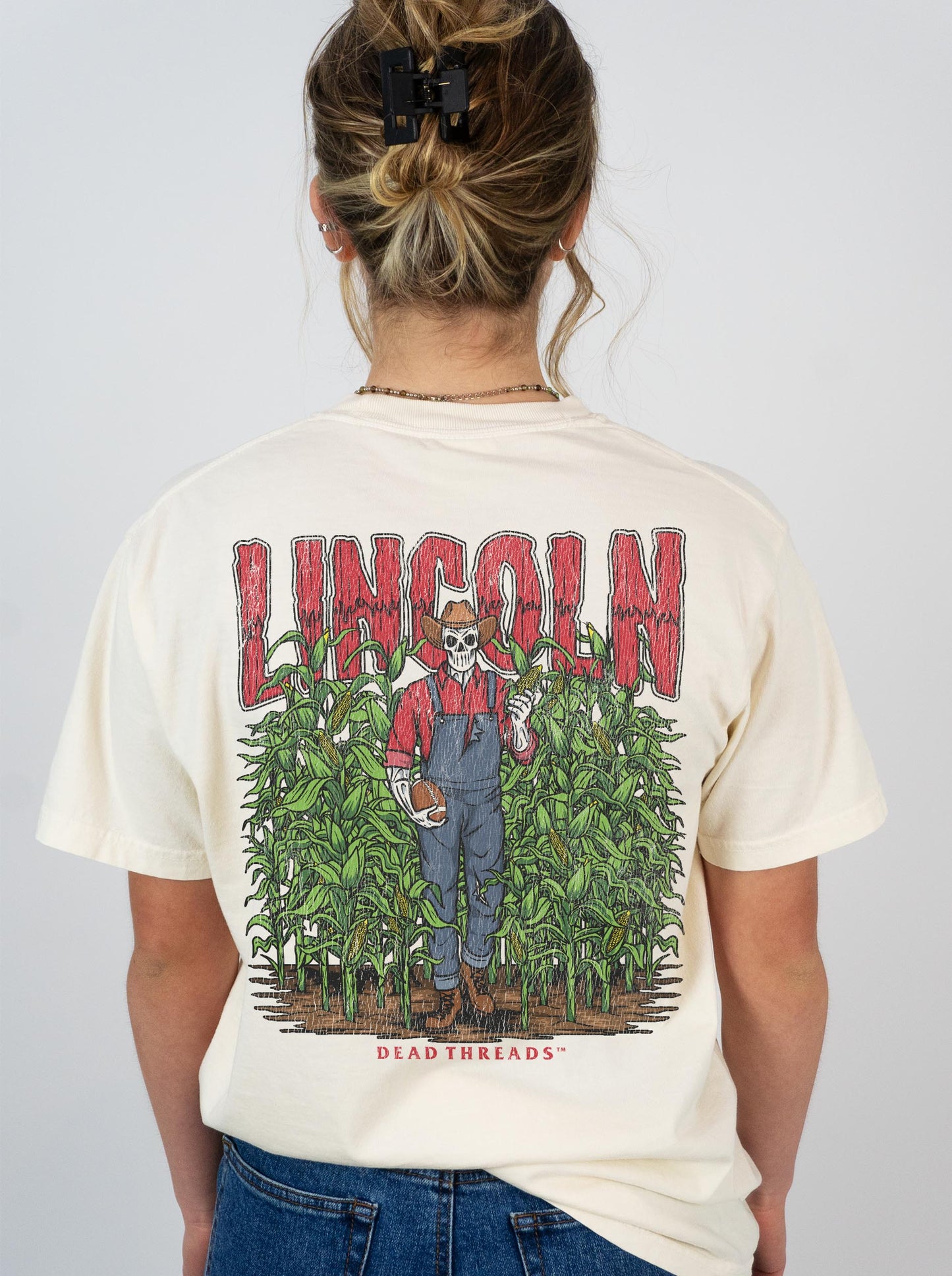 LINCOLN FOOTBALL - “3 SKULL” PREMIUM T-SHIRT