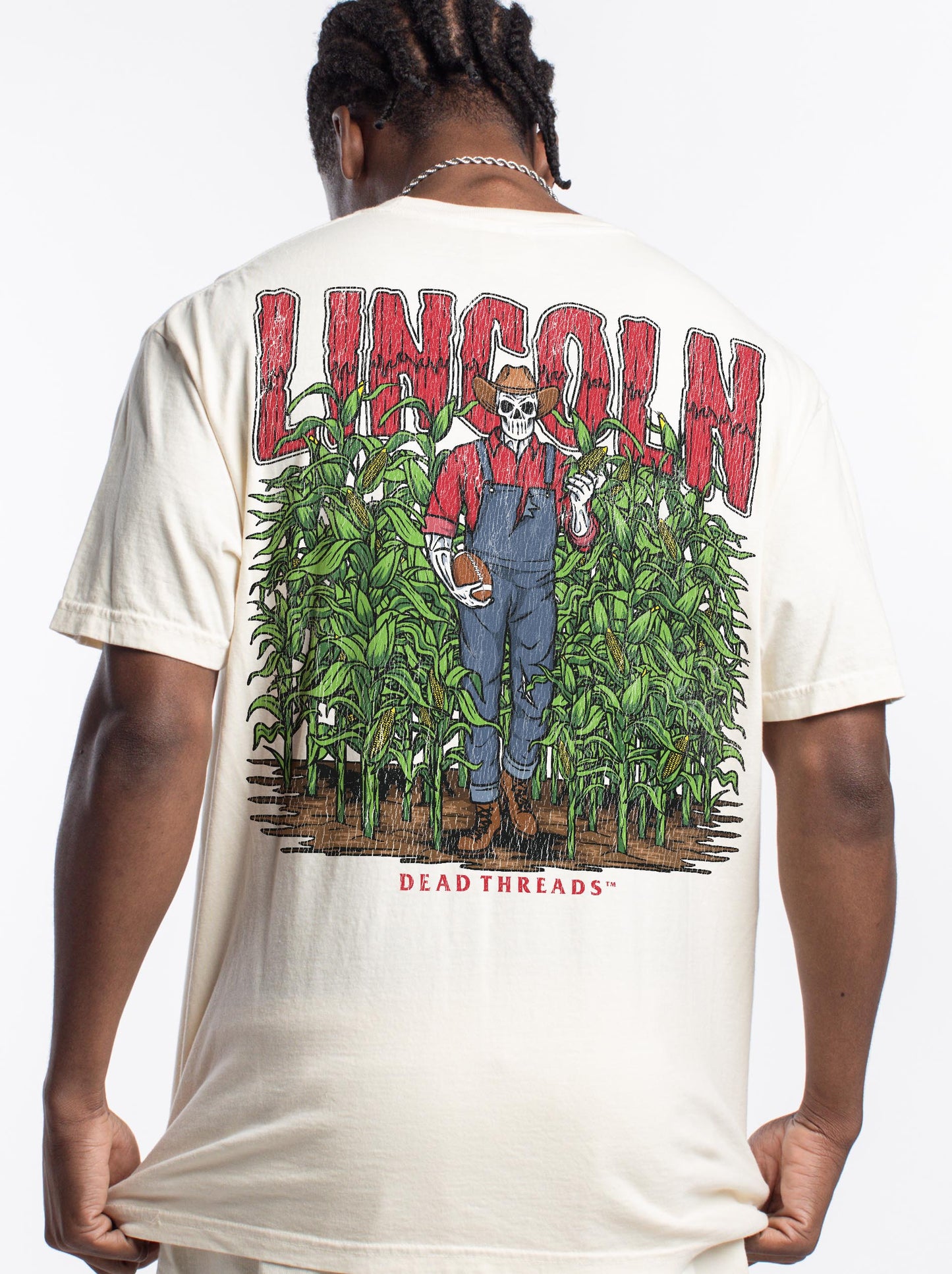 LINCOLN FOOTBALL - “3 SKULL” PREMIUM T-SHIRT