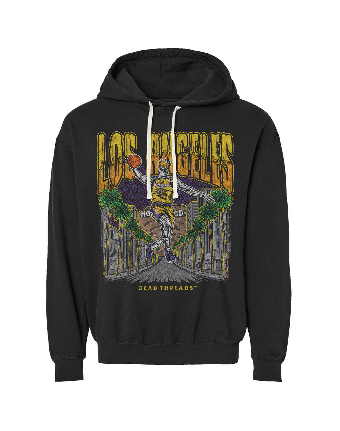 LOS ANGELES BASKETBALL - LIGHTWEIGHT HOODIE