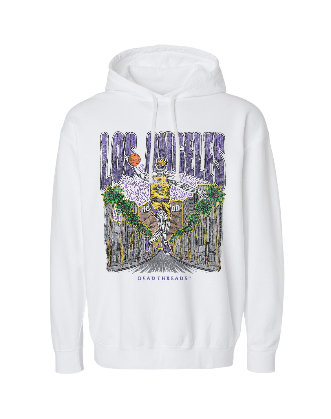 LOS ANGELES BASKETBALL - LIGHTWEIGHT HOODIE
