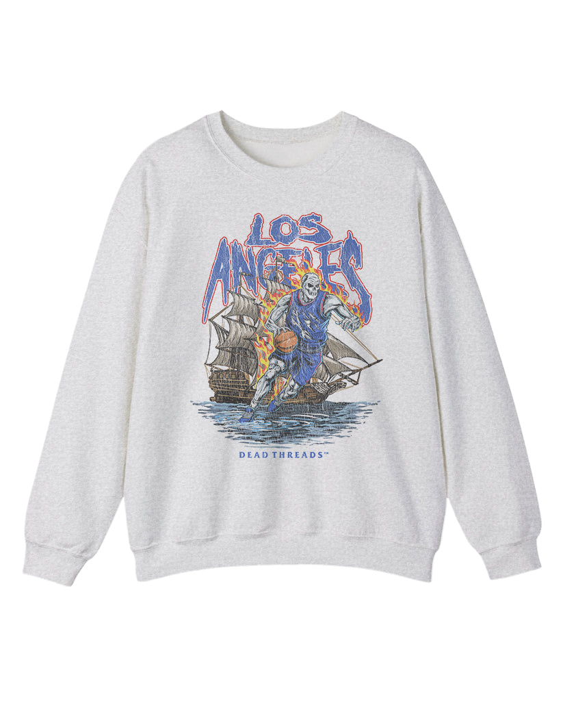 LOS ANGELES BASKETBALL v2 CREWNECK SWEATSHIRT