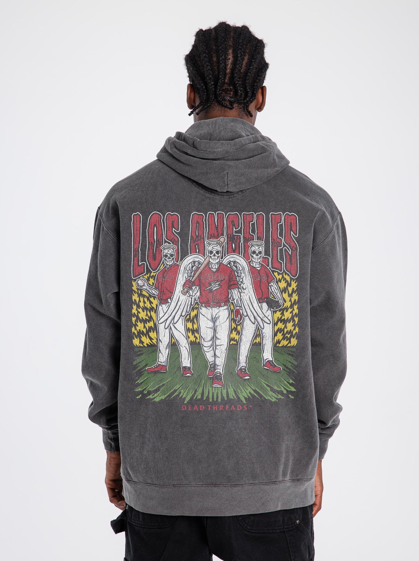 LOS ANGELES “RED” BASEBALL - “DT ESSENTIAL" HOODIE