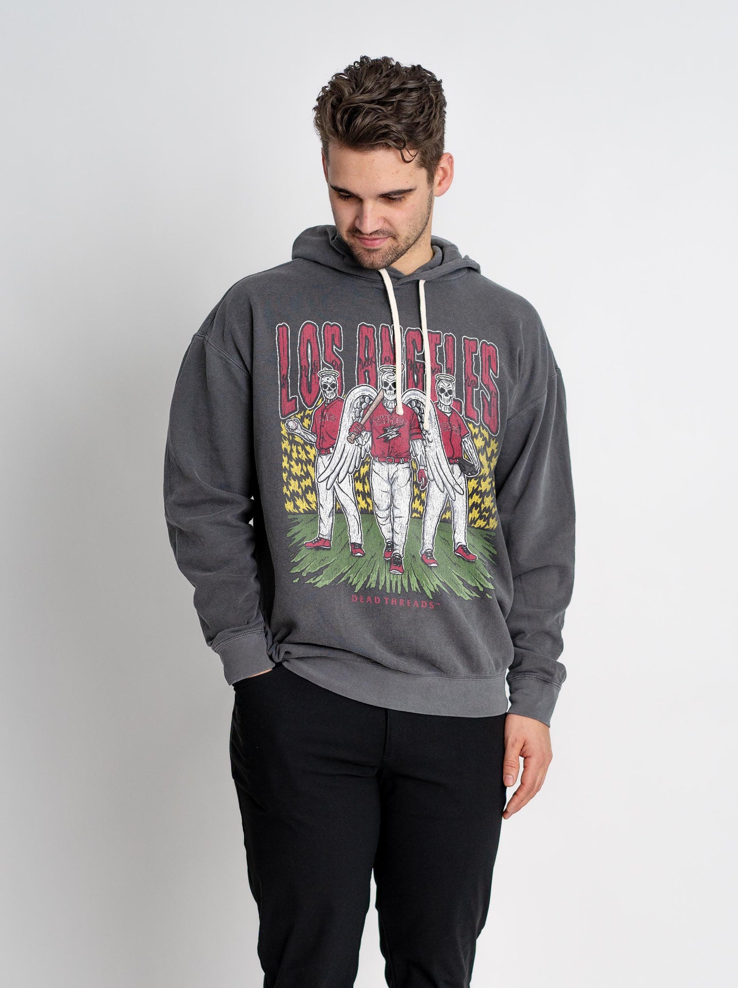 LOS ANGELES “RED” BASEBALL - LIGHTWEIGHT HOODIE