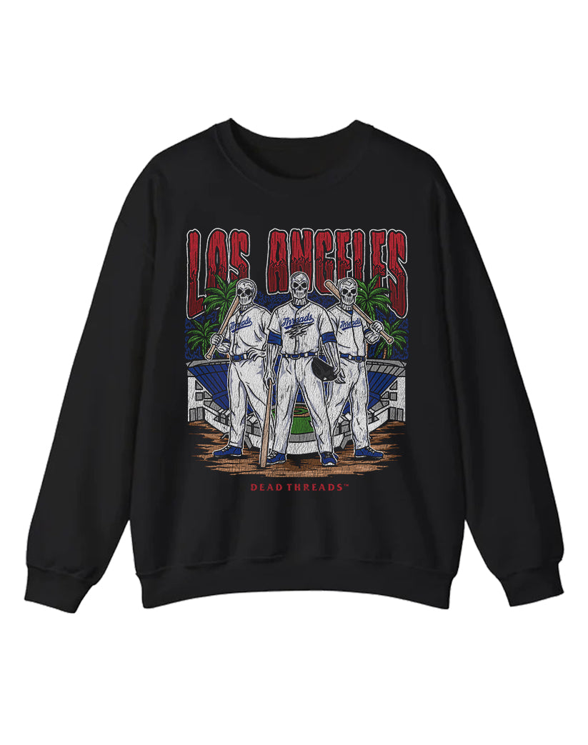 LOS ANGELES "BLUE" BASEBALL CREWNECK SWEATSHIRT