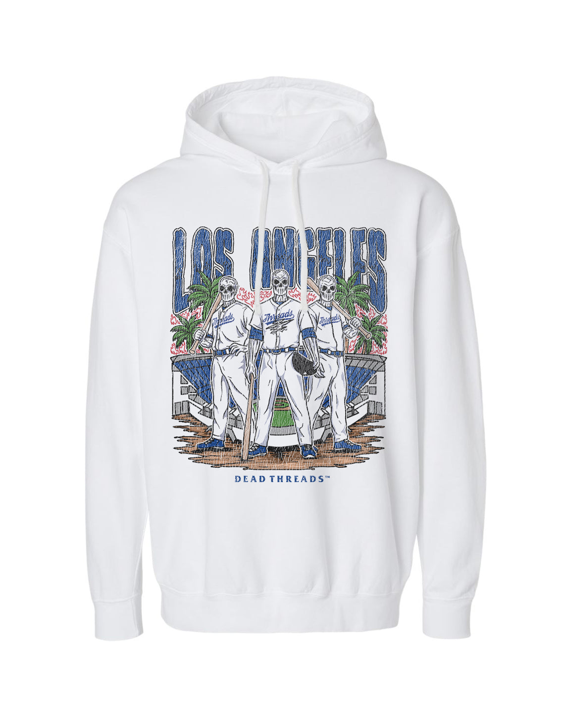LOS ANGELES "BLUE" BASEBALL - LIGHTWEIGHT HOODIE