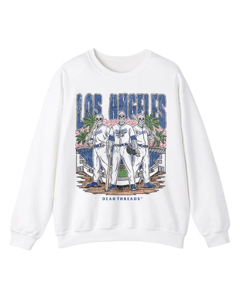 LOS ANGELES "BLUE" BASEBALL CREWNECK SWEATSHIRT