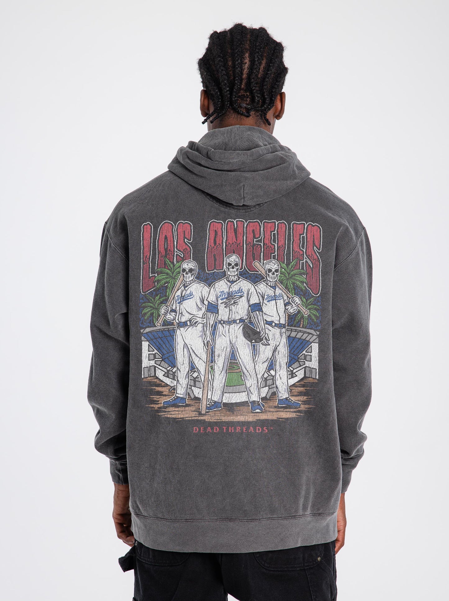 LOS ANGELES "BLUE" BASEBALL - “DT ESSENTIAL" HOODIE