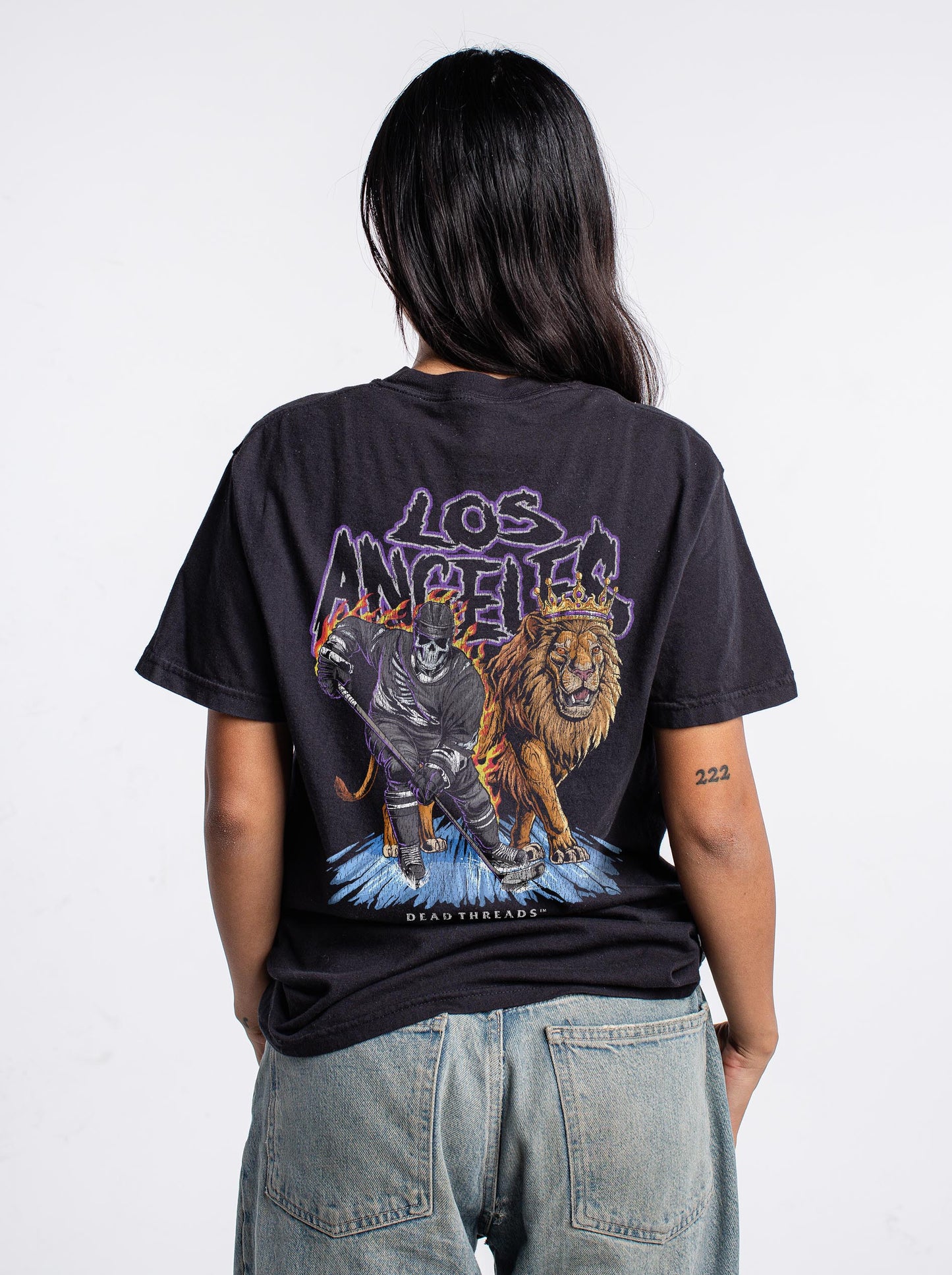LOS ANGELES HOCKEY - “3 SKULL” PREMIUM T-SHIRT