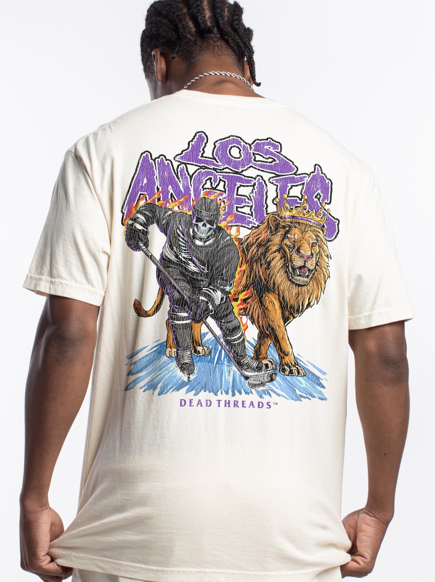 LOS ANGELES HOCKEY - “3 SKULL” PREMIUM T-SHIRT