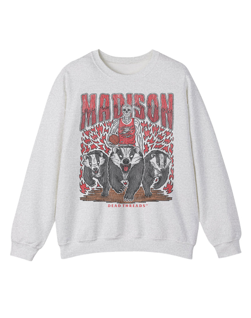 MADISON BASKETBALL CREWNECK SWEATSHIRT