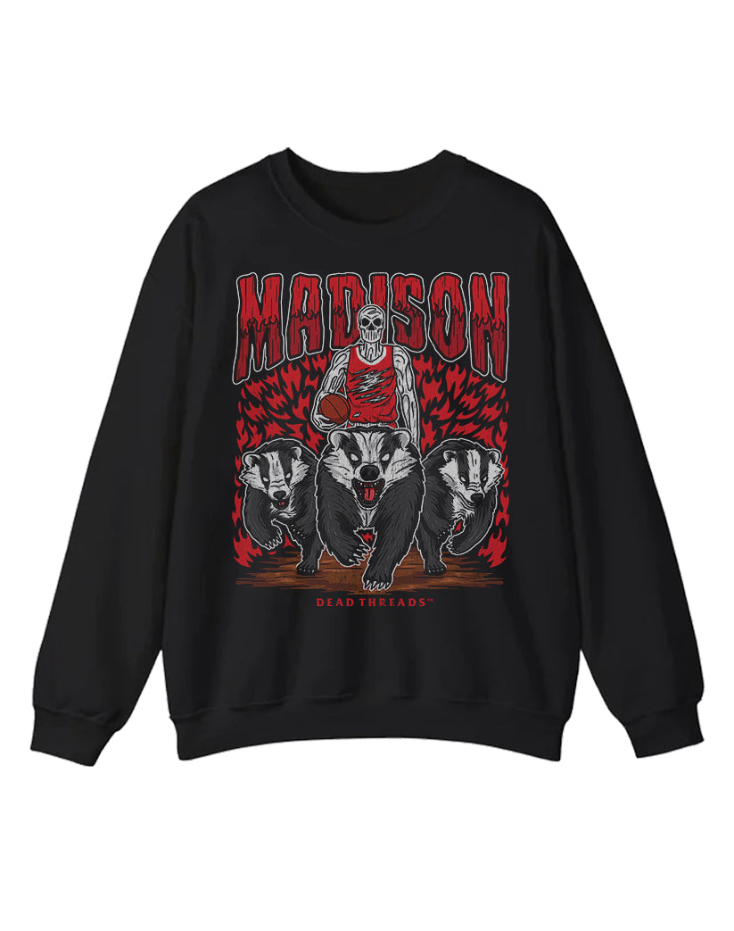 MADISON BASKETBALL CREWNECK SWEATSHIRT