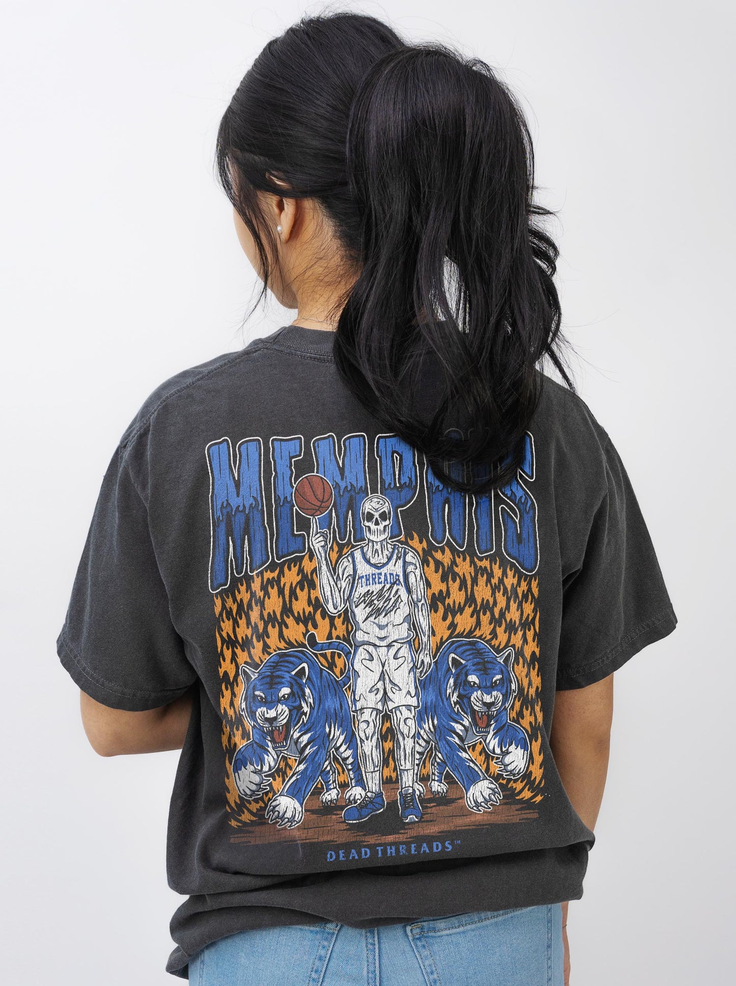 MEMPHIS BASKETBALL - “3 SKULL” PREMIUM T-SHIRT