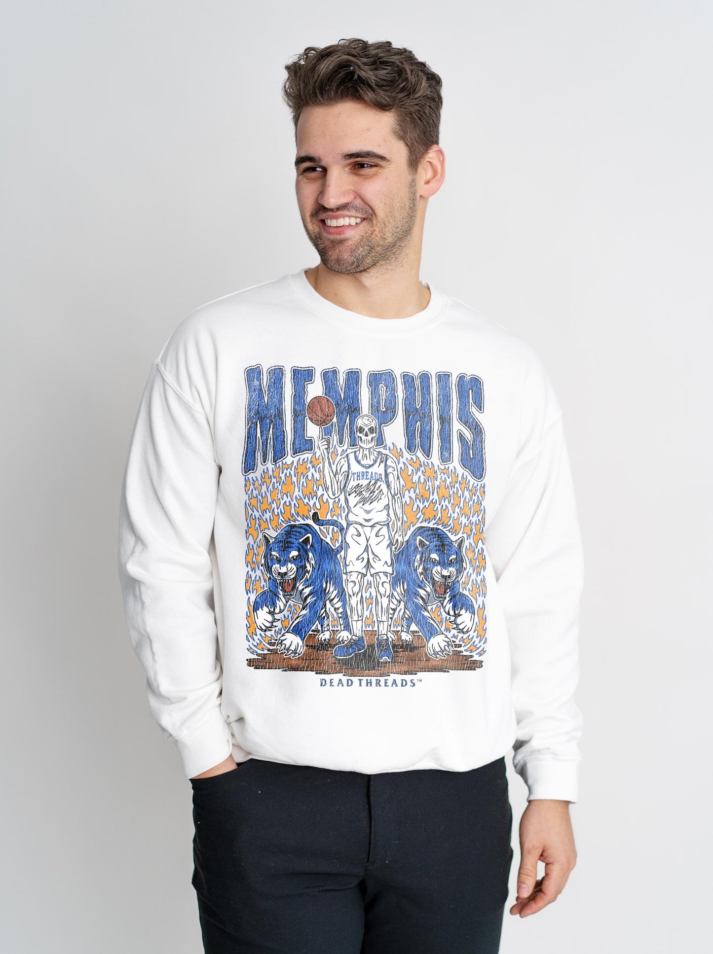 MEMPHIS BASKETBALL CREWNECK SWEATSHIRT