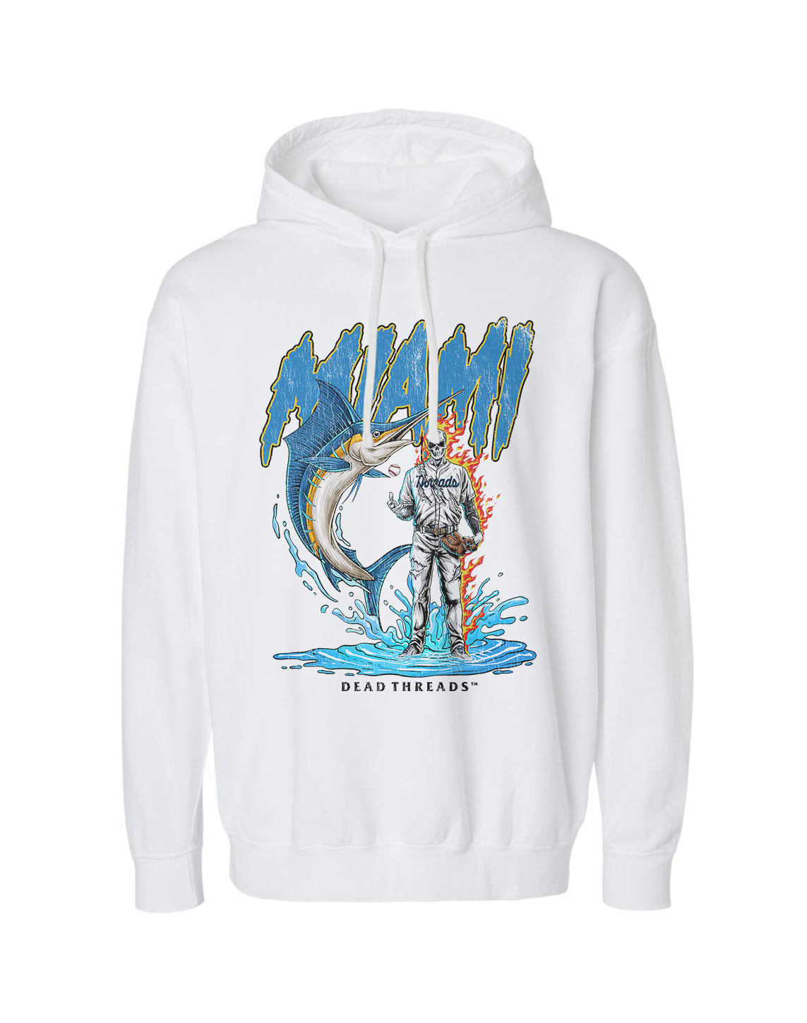 MIAMI BASEBALL - LIGHTWEIGHT HOODIE