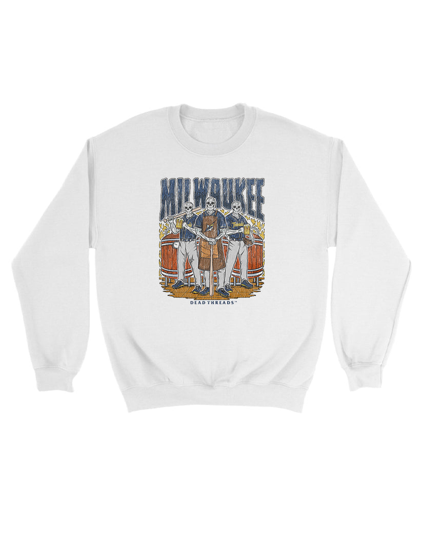 MILWAUKEE BASEBALL KIDS CREWNECK SWEATSHIRT