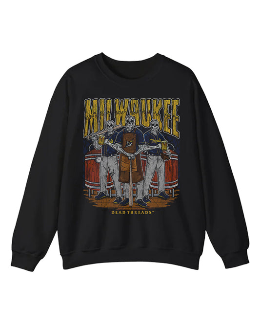 MILWAUKEE BASEBALL CREWNECK SWEATSHIRT