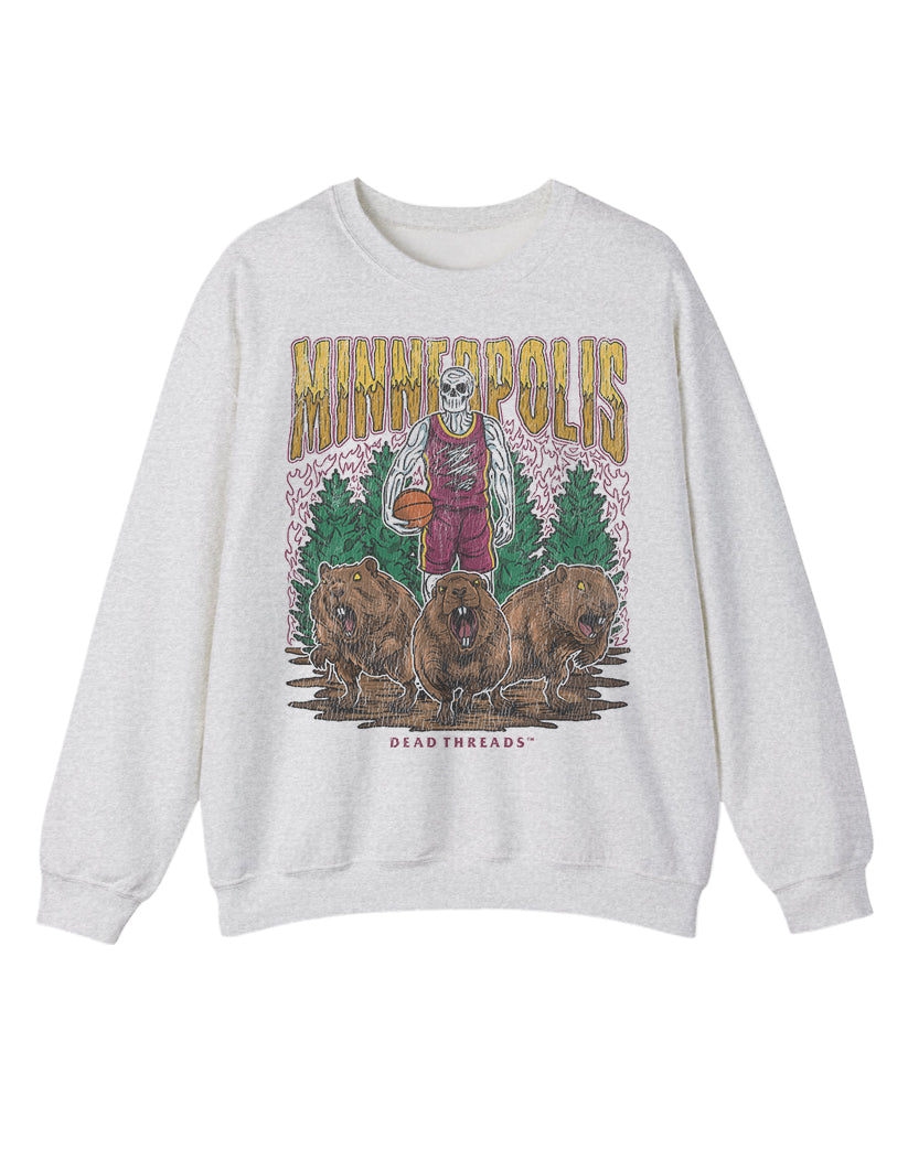 MINNEAPOLIS BASKETBALL CREWNECK SWEATSHIRT