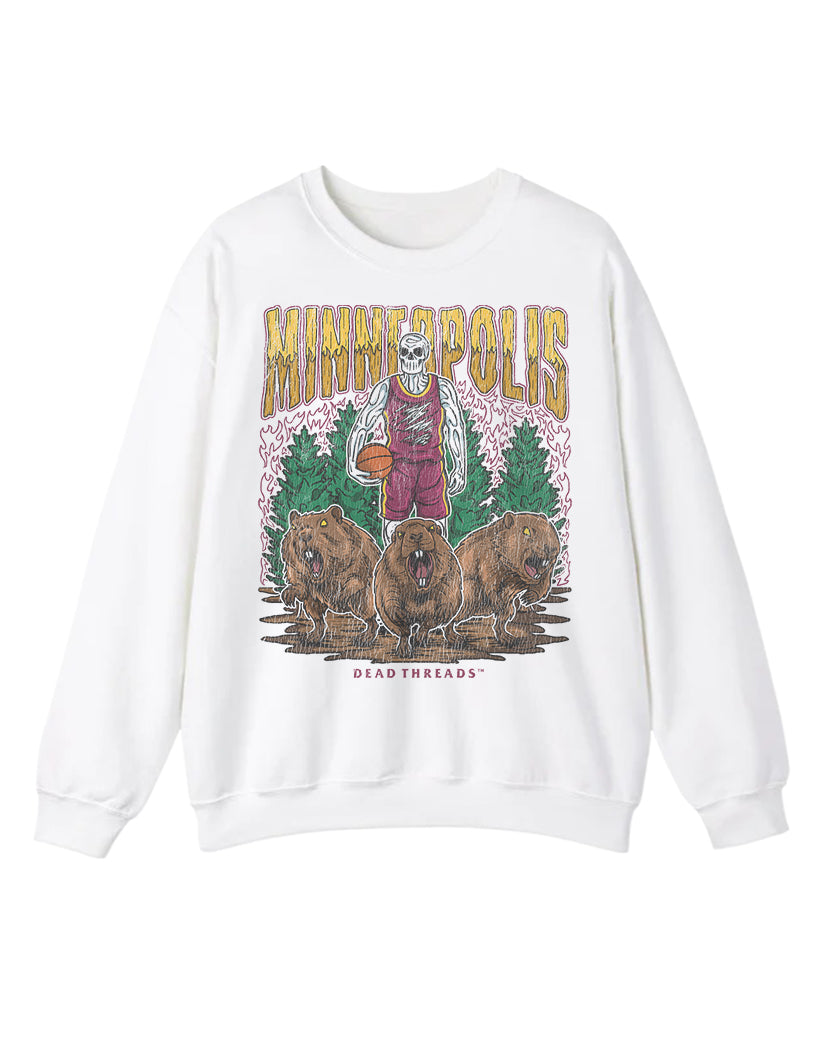 MINNEAPOLIS BASKETBALL CREWNECK SWEATSHIRT