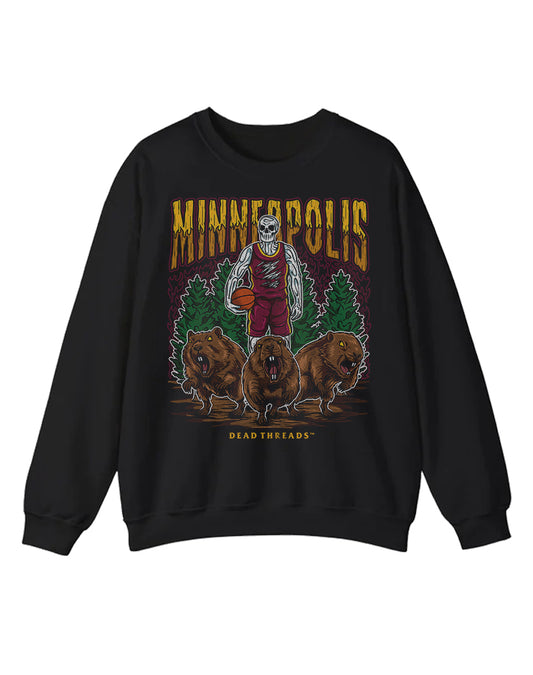 MINNEAPOLIS BASKETBALL CREWNECK SWEATSHIRT