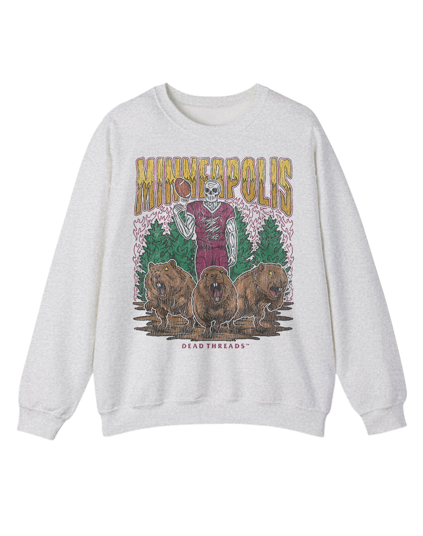 MINNEAPOLIS FOOTBALL CREWNECK SWEATSHIRT