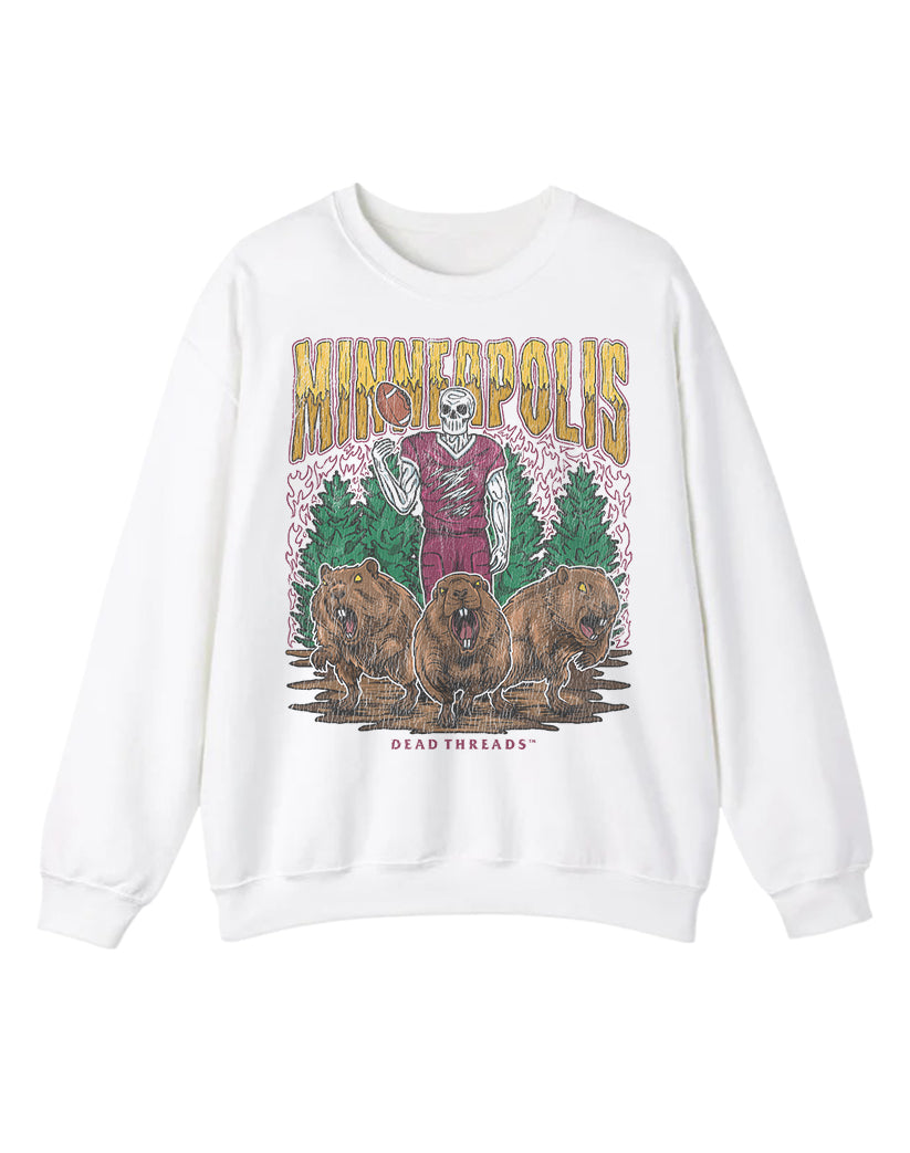 MINNEAPOLIS FOOTBALL CREWNECK SWEATSHIRT