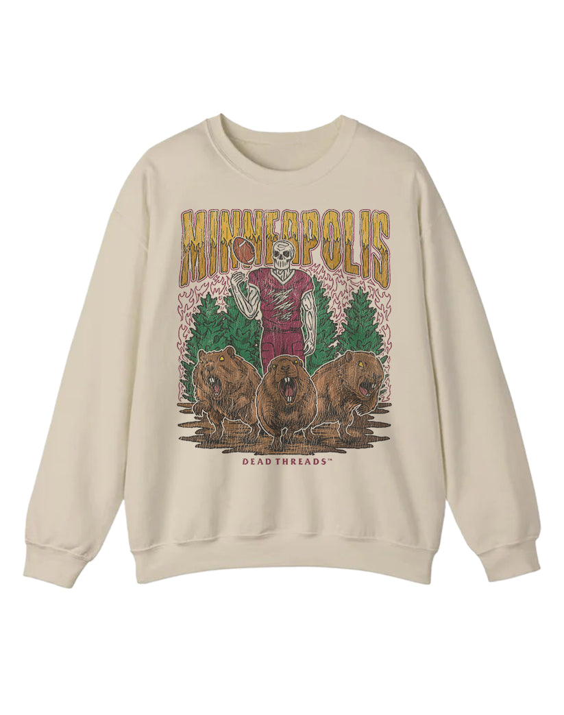 MINNEAPOLIS FOOTBALL CREWNECK SWEATSHIRT