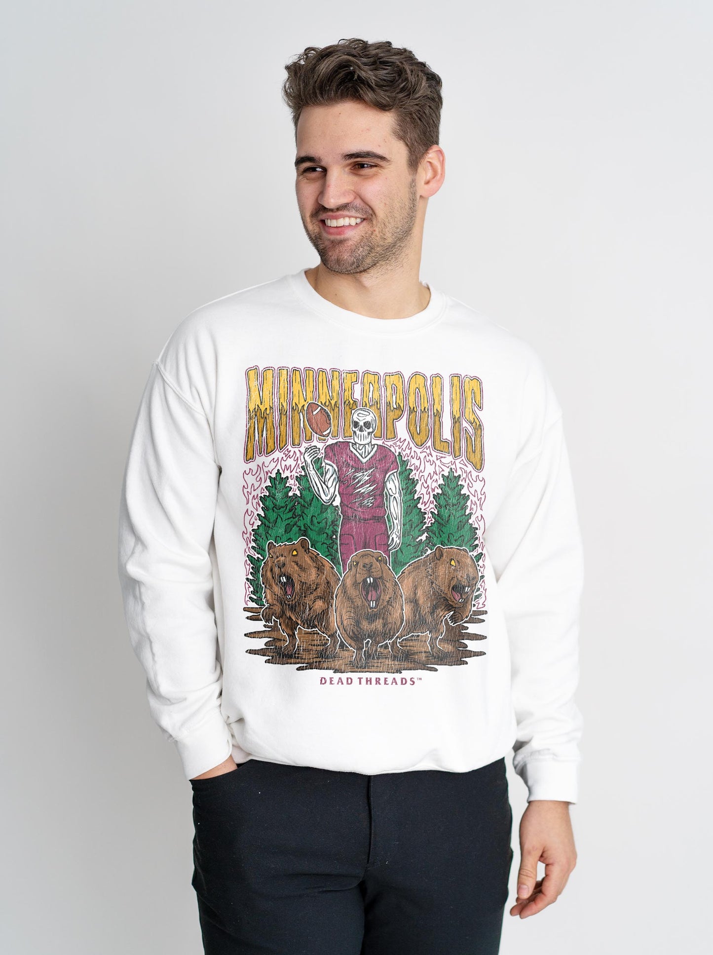 MINNEAPOLIS FOOTBALL CREWNECK SWEATSHIRT