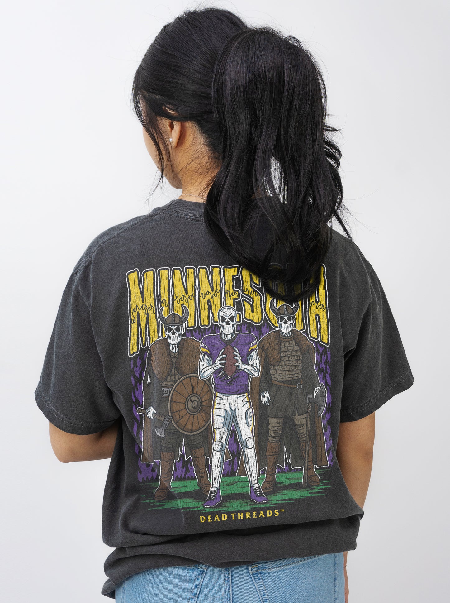 MINNESOTA FOOTBALL v3 - “3 SKULL” PREMIUM T-SHIRT