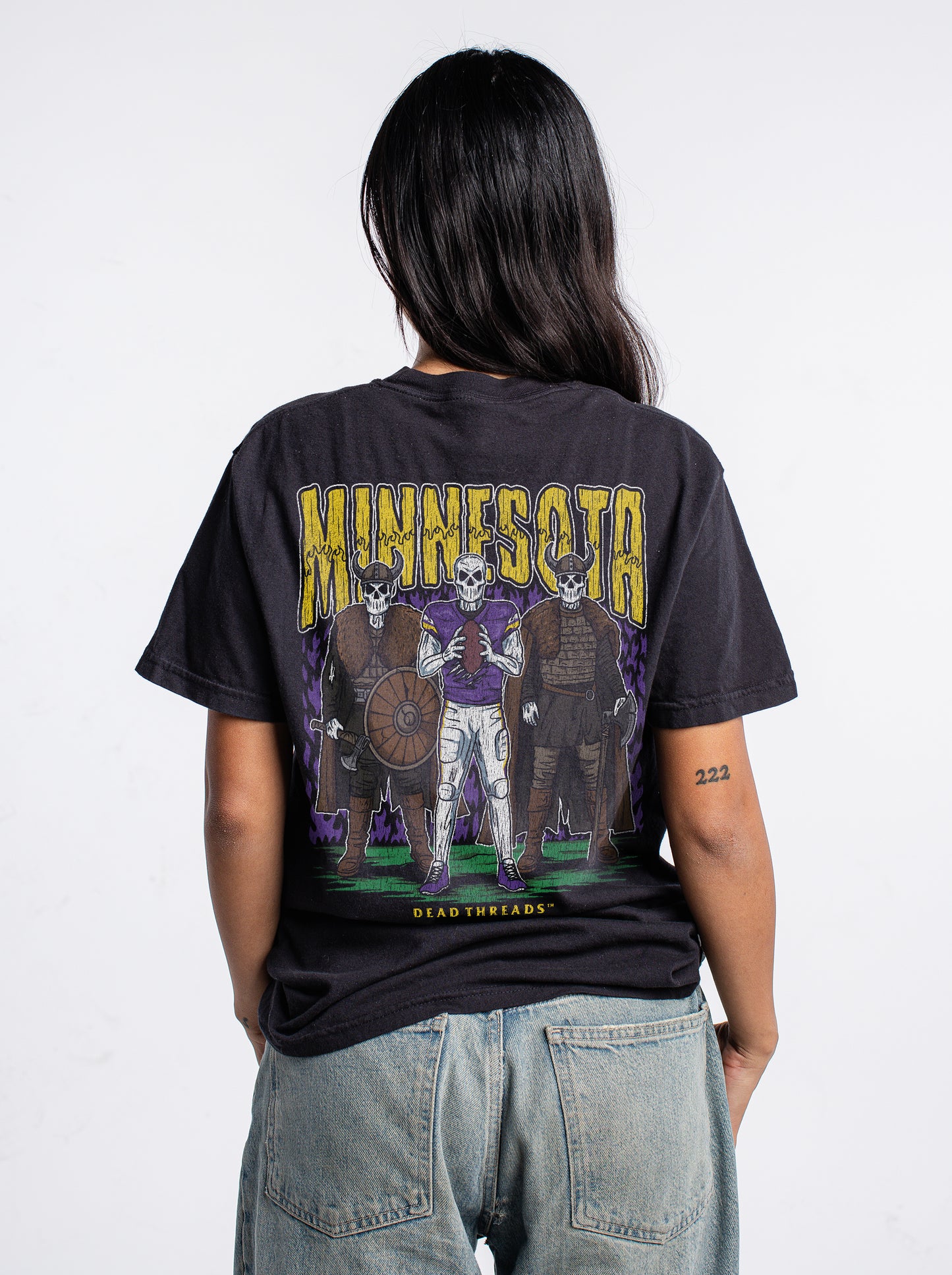 MINNESOTA FOOTBALL v3 - “3 SKULL” PREMIUM T-SHIRT
