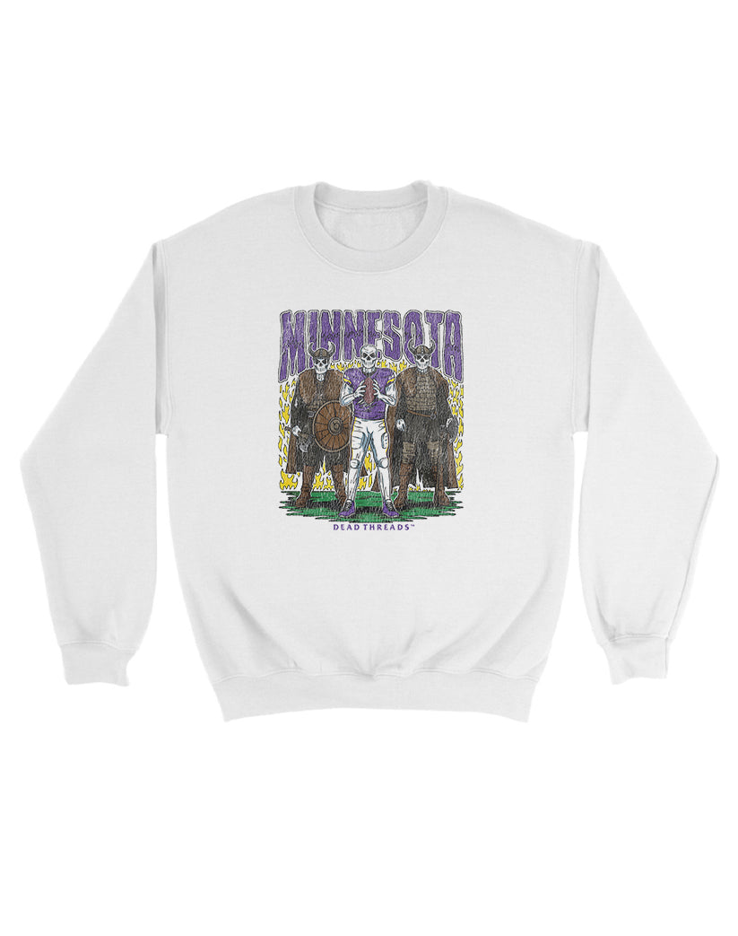 MINNESOTA FOOTBALL v3 KIDS CREWNECK SWEATSHIRT