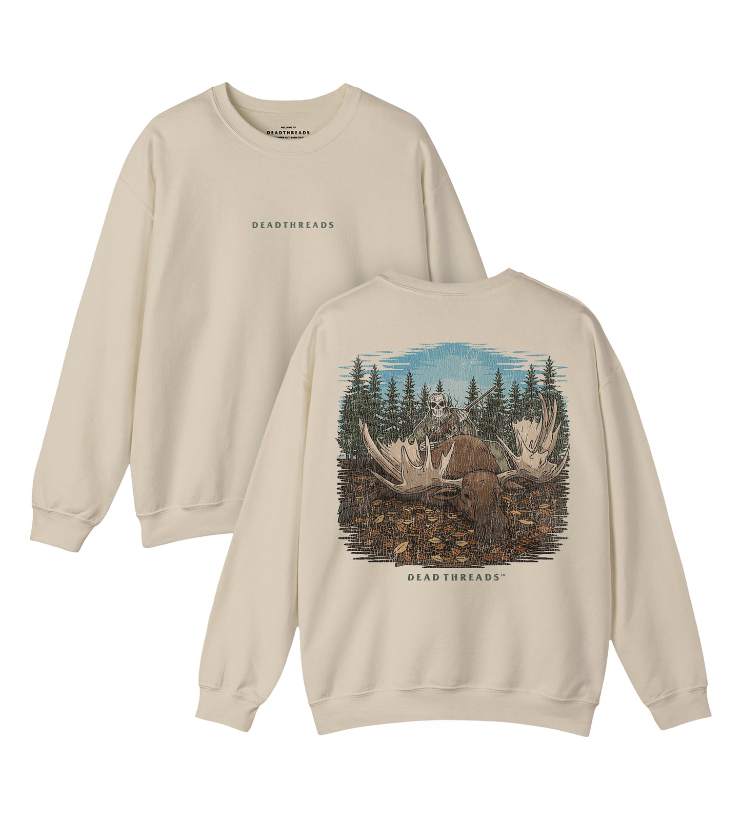 NO BULL - “DT ESSENTIAL" CREWNECK SWEATSHIRT