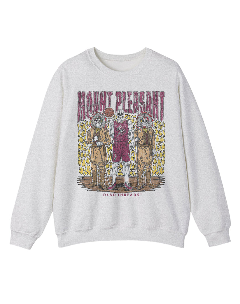 MOUNT PLEASANT BASKETBALL CREWNECK SWEATSHIRT