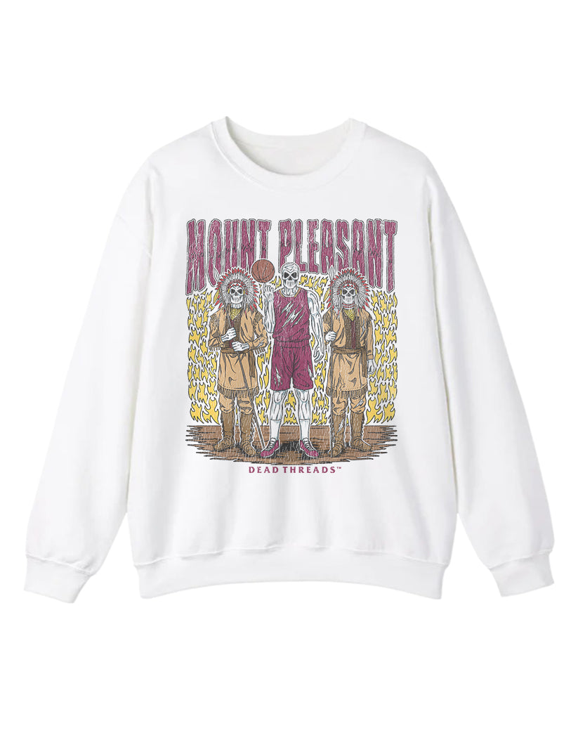 MOUNT PLEASANT BASKETBALL CREWNECK SWEATSHIRT