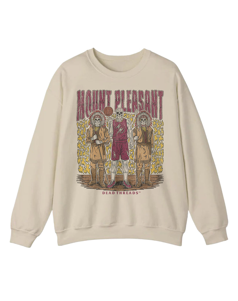 MOUNT PLEASANT BASKETBALL CREWNECK SWEATSHIRT
